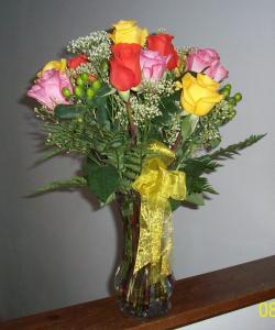 Fall Assortment of Roses